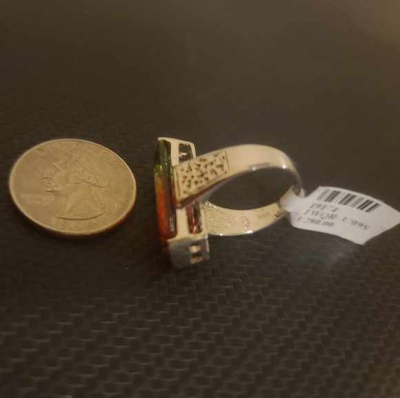 Lab Created Gemstone Ring - Picture 3 of 4